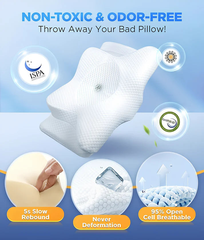 RestFlow® | Memory Foam Neck Pillow